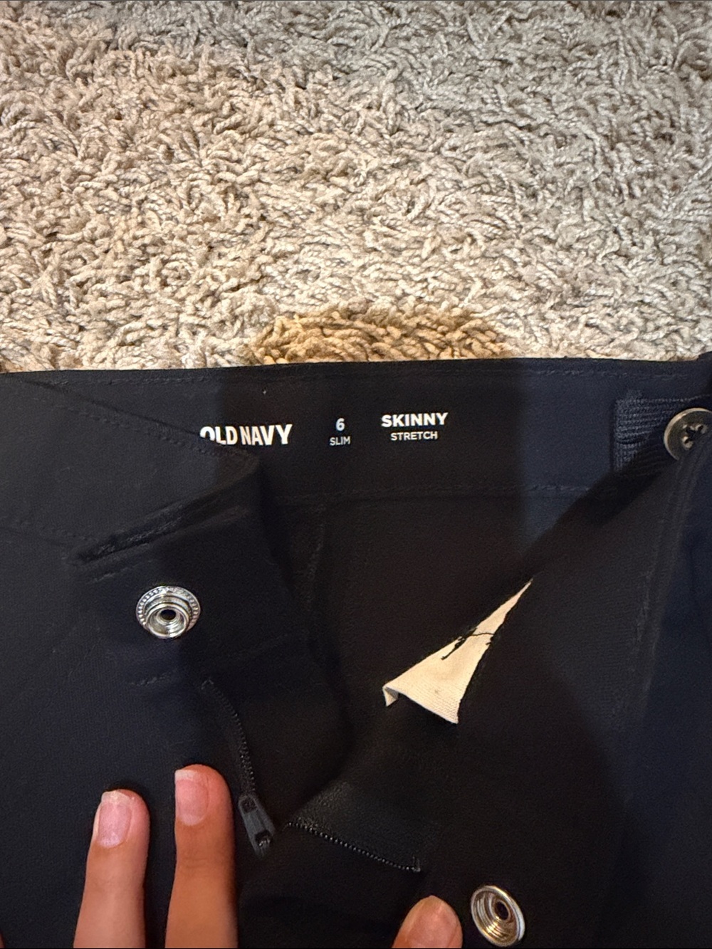 Little girls black and khaki pants size 5 and 6 - Picture 3 of 10